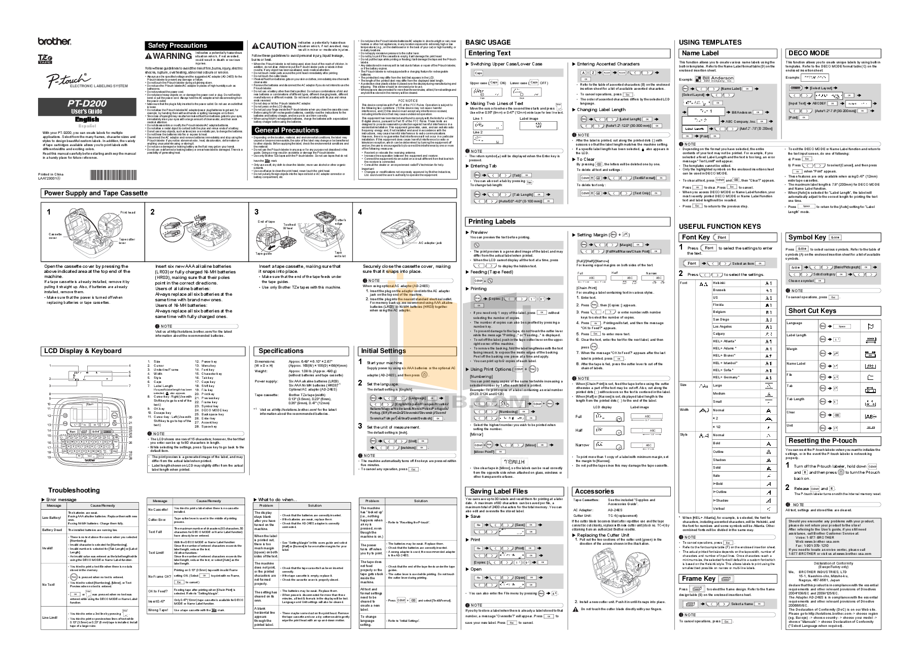 32 Brothers P Touch Label Maker Manual Label Design Ideas 2020